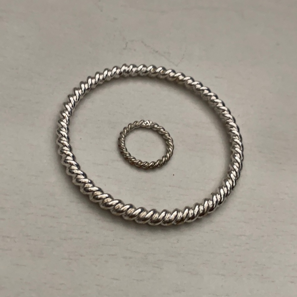 Marc jacobs bangle & ring set